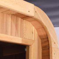 Sauna extérieur moderne en bois massif, type cube, pour 4 à 8 personnes, sauna finlandais à vapeur sèche, poêle électrique, panneau de commande, chauffage 6KW, salle de spa de jardin