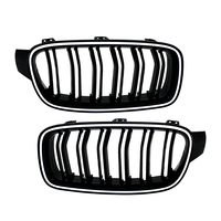 Auto-y décoré lumière LED calandre avant pour BMW série 3 2013-18 M3 F30 F35 LED éclairage Center garniture voiture accessoires pour BMW F30