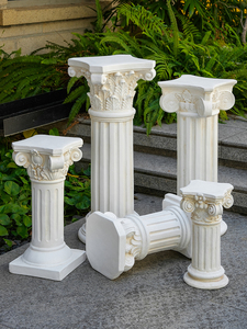 Europäischer Stil Römische Säule Harz Handwerk Umweltfreundliche Dekorative Verzierung für Garten Hof Hochzeit Ausstellungsstand Außenbereich - Product Image 2