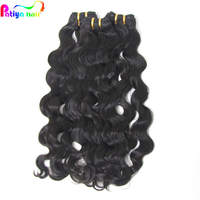 Patiya Venta al por mayor Raw-hair-vendor 8- 40 pulgadas Raw Indian Virgin Hair Double Drawn 14A Sin procesar 100 Human WAVY India Temple Hair