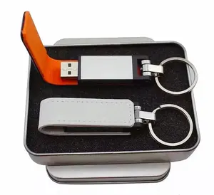 Clé USB en cuir avec logo personnalisé 4 Go 8 Go 16 Go 32 Go 64 Go, série cuir - Product Image 6