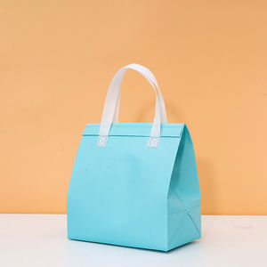 Boîte à lunch sac emballage Non-tissé Portable fourre-tout nourriture boisson stockage livraison refroidisseur transporteur pochettes Logo personnalisé - Product Image 5