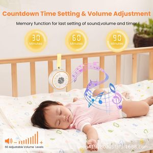 Altavoz de Ruido Blanco para Dormir, Dispositivo Portátil <span class=keywords><strong>Relajante</strong></span> con Funciones de Música y Cancelación de Ruido para la Relajación - Product Image 6