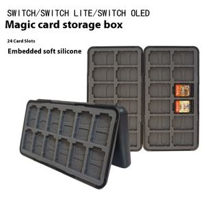 Étui de rangement pour cartes de jeu en plastique étanche 24 fentes pour contrôleur, boîte à cartes magiques, accessoires de jeu à coque dure - Product Image 6