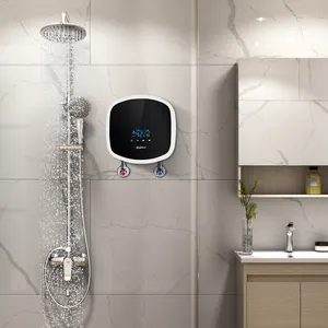 Anlabeier-mini calentador de agua eléctrico, instantáneo/sin depósito, para baño, ducha, cocina