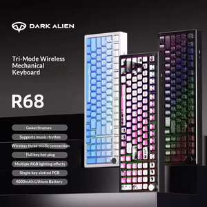 <span class=keywords><strong>Clavier</strong></span> mécanique sans fil USB 2,4 GHz, best-seller, éclairage RGB, 98 touches, anglais, pour jeux E-Sports, sublimation, hot-swappable - Product Image 4