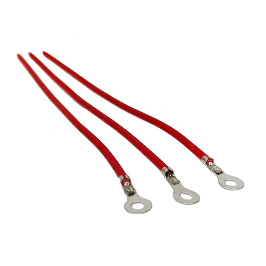 Инверторные кабели из чистой меди, 4 AWG, 12 дюймов, 3/8 дюйма