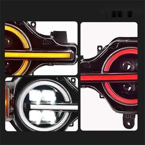 Grille avant de SUV tout-terrain avec LED DRL, modification RGB, anneau halo multicolore, éclairage d'accentuation de grille LED pour Ford Bronco <span class=keywords><strong>2021</strong></span>-2024 - Product Image 6