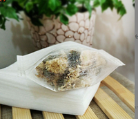 Sachet de thé pliant en fibre de maïs jetable, sachet filtre, sac d'assaisonnement