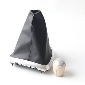 Funda de cuero para palanca de cambios de coche, para Nissan, diseño ergonómico, transmisión manual - Product Image 2