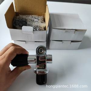 Bouteille de plongée haute pression en laiton plaqué 8L, tête de valve 3/4NPSM, réservoir de plongée pour la plongée sous-marine, en aluminium - Product Image 4