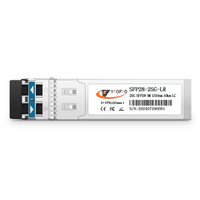 Module émetteur-récepteur optique YTOPTO 25G SFP28 LR 10km 1310nm SMF 5G Hot-pluggable compatible avec Arista Mellanox Ubiquiti Mikrotik