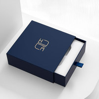 Boîte à tiroir photo en papier carton imprimé avec logo personnalisé Boîte à tiroir pour emballage cosmétique Carte cadeau Carte de visite Carte d'invitation Boîte à tiroir