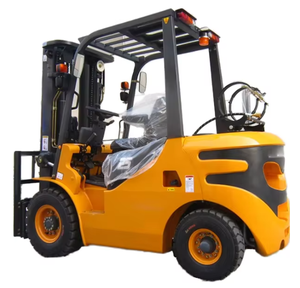 Nueva Carretilla Elevadora Diésel 3M de 4 Toneladas 4x4 con Neumáticos Sólidos, Mástil de Una Etapa, Operación Sentada, Todoterreno - Product Image 1