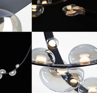Suspension luminaire avec sangle en cuir, verre dépoli, LED, finition laiton antique, pour salle à manger, îlot de cuisine, E27, hauteur réglable