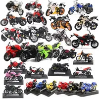 Haute Qualité Réplique 1:12 Grande Moto Cross Jouet Simulation Glisse Collection Alliage Moulé sous Pression Modèle Moto Vintage