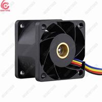 Ventilateur de refroidissement CPU silencieux Gdstime GDP4028 40x40x28mm à double roulement à billes DC 12V 4 broches, débit d'air 17.45CFM, pour boîtier d'ordinateur en plastique 50000