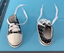 Chaussures en toile pour poupée <span class=keywords><strong>de</strong></span> 18 pouces, modèle <span class=keywords><strong>de</strong></span> poupée, jouet éducatif miniature élégant, échelle 1:4 - Product Image 6