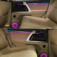 Éclairage ambiant LED pour l'intérieur de la voiture, accessoires de voiture, panneau de garniture pour Toyota Land Cruiser 2010-2021