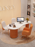 Fer à repasser de bureau de conseil en beauté médicale de conception simple et de luxe moderne pour une utilisation de bureau moderne et un diagnostic en face à face de salon