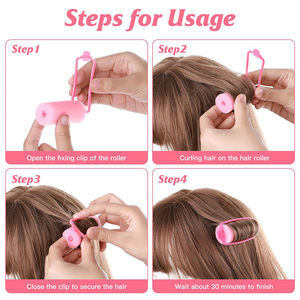 Vente entière d'usine Petite tige de mousse froide Rouleaux de cheveux Styling Bigoudis pour la coiffure à domicile - Product Image 5