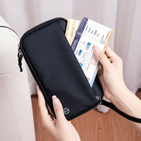 Sac bandoulière RFID pour passeport, étanche, porte-documents de voyage, pochette organisatrice de voyage multifonction, porte-passeport