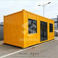 Kiosque mobile préfabriqué en conteneur de 20 pieds, café, boutique, kiosque de vente en conteneur extérieur, stand préfabriqué en conteneur pour commerce de rue