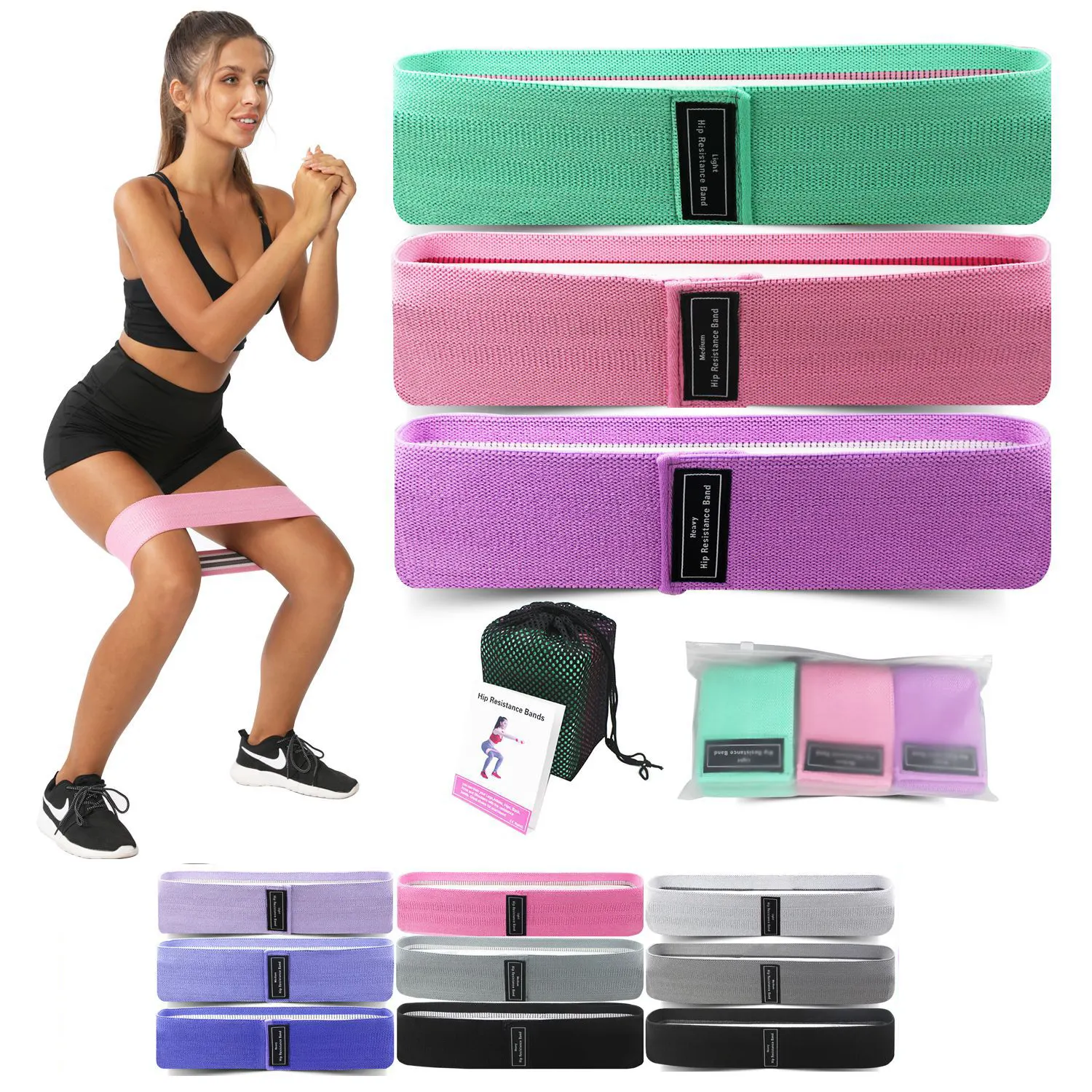 Top Quality Band Rubber Yoga Custom Bands Resistance Gym Accessories For Home Fitness