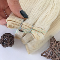 U Glamour Meilleures ventes Extensions de cheveux humains vierges double tirage, couleur mèches, tissées à la machine, pour salon