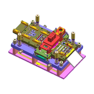 Moule <span class=keywords><strong>de</strong></span> poinçonnage progressif personnalisé pour la production d'accessoires <span class=keywords><strong>de</strong></span> quincaillerie en acier inoxydable : charnière <span class=keywords><strong>de</strong></span> porte à coin rond pour fenêtre - Product Image 3