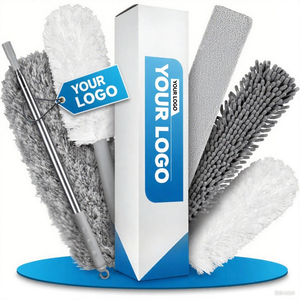 Lau Bụi Kính thiên văn có thể giặt, có thể mở rộng lên đến 2.5m, bàn chải Mạng Nhện có tay cầm Kính thiên văn, khăn lau ma thuật cho tất cả các bề mặt - Product Image 1