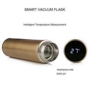 500mL Travel Outdoor Smart Display Temperature Water <b>Bottle</b> Vacuum <b>Flask</b> Stainless Steel - Product Image 6