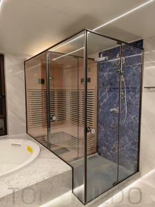 Sala de <span class=keywords><strong>sauna</strong></span> móvil, sala de <span class=keywords><strong>sauna</strong></span> mixta de vapor infrarrojo, puede hacer un spa de gama alta <span class=keywords><strong>en</strong></span> <span class=keywords><strong>casa</strong></span> y mantener la piel de su cuerpo hidratada - Product Image 4