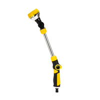 Pulvérisateurs multifonctionnels 8-en-1, pistolet à bulles grande tête, tige extensible, outil manuel à pousser au pouce, capacité de 1000 gallons