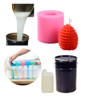 Caoutchouc de silicone liquide RTV2 résistant aux hautes températures pour la fabrication de moules à savon à bougie souple à haute résistance aux déchirures