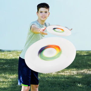 Disque de sport durable 20/25/26,5/30 cm pour intérieur et extérieur, jeu interactif de lancer, jouet disque volant lumineux pour enfants et adultes - Product Image 5