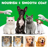 Oimmal – Lingettes gants nettoyantes pour animaux de compagnie, prix de gros, 1 pièce/paquet, avec huile de coco et flocons d'avoine pour chiens et chats – Nettoyage, désodorisation et soin des poils – Disponible