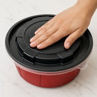 Barquette à œufs en plastique PP5 sans BPA, recyclable, conforme aux normes FDA, avec couvercle, pour fruits, emballage OEM, vente en gros