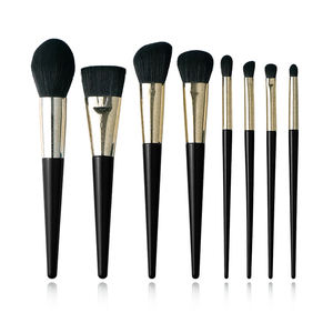Luxury Premium Pattern Face Makeup Brush <strong>Set</strong> with Unique High-End Aluminum Ferrule for Concealer &amp; Shaving Brush Use - Product Image 3
