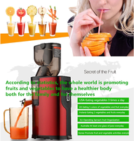 Extracteur Commercial OEM Grande Capacité – Presse-Agrumes à Grande Rendement pour Fruits Entiers en Acier Inoxydable – Extracteur Lent