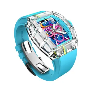 Hot Bán Rm Của Nam Giới Đồng Hồ Sapphire Đồng Hồ Cơ Khí Sapphire Pha Lê Của Nam Giới Skeleton Tự Động Đồng Hồ Cơ Khí