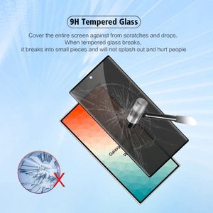 Protector de Pantalla de Vidrio Templado con Pegamento Completo 9H 3D con Borde Curvo Anti Espí<span class=keywords><strong>a</strong></span> y Privacidad para <span class=keywords><strong>Samsung</strong></span> Galaxy S21 S22 S23 Ultra - Product Image 4