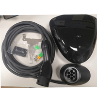 Chargeur mural réglable 7 kW 230 V CA 32 A, 5 mètres, chargeur rapide mural intelligent de type 2 pour véhicules électriques à domicile