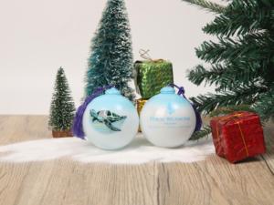 Decorazione Natalizia Personalizzata Dipinta a Mano, Mini Sfera con <span class=keywords><strong>Disegno</strong></span> Interno, Ornamento Personalizzato per Feste - Product Image 5