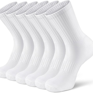 Running Athletic Sport Calf Crew <b>Socks</b> Performance Cushioned Breathable Digital Printing Youth for Men Women - Product Image 1