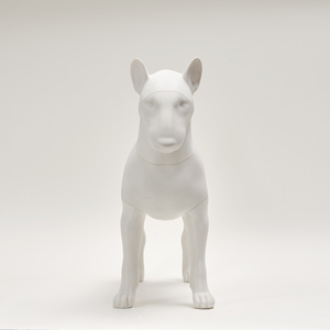 Maniquí <span class=keywords><strong>de</strong></span> Perro Bull Terrier en Pie, 3D-Louis-DS, <span class=keywords><strong>PLA</strong></span> Blanco Mate, 4 Patas Desmontables, Modelo <span class=keywords><strong>de</strong></span> Exhibición para Perros Medianos y Grandes - Product Image 3