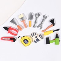Mini maison de poupée Miniature Simulation scène réparation outil modèle boîte à outils résine accessoires Simulation pince petit couteau