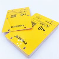Wasserdichtes zweifarbiges NFC-Gerüst-Inspektions etikett