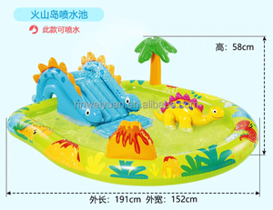 <span class=keywords><strong>Piscine</strong></span> gonflable de centre de jeu d'enfants de promotion avec l'arroseur de parc aquatique de glissière pour des équipements d'amusement extérieurs - Product Image 4