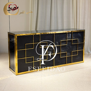 Boda Marco de acero inoxidable PVC Comercial Plegable Jugo Café Bar Mostrador - Product Image 3